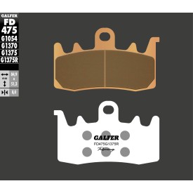 Pastiglie Freno Galfer FD475G1375R