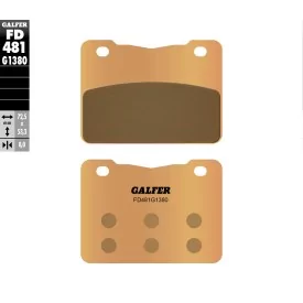 Brake Pads Galfer FD481G1380