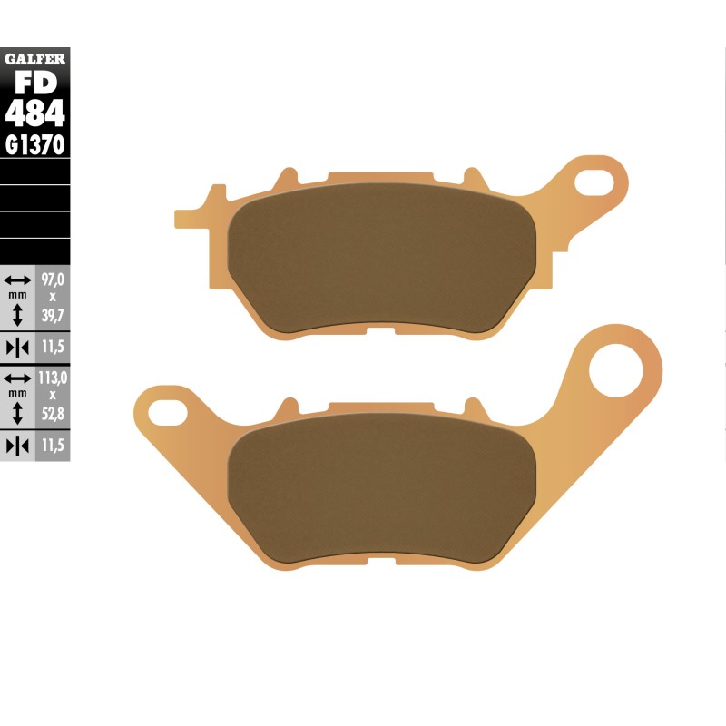 Brake Pads Galfer FD484G1370 Brake Pads Galfer FD484G1370