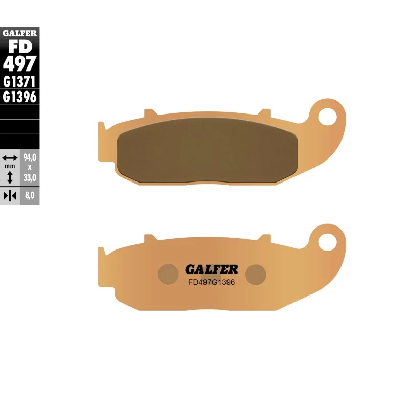 Bremsbeläge Galfer FD497G1396 Bremsbeläge Galfer FD497G1396