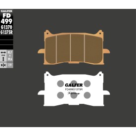 Pastillas de Freno Galfer FD499G1375R