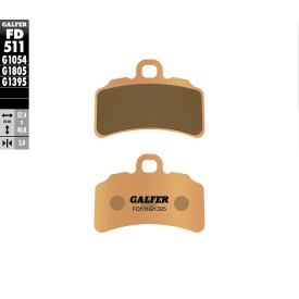 Plaquettes de Frein Galfer FD511G1395