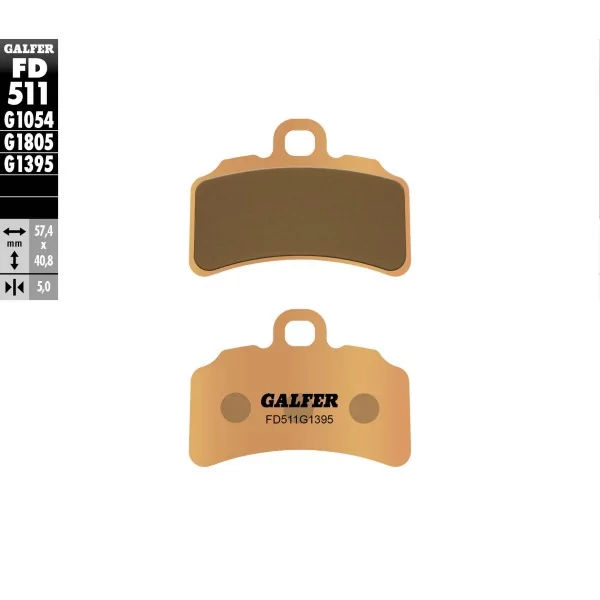 Pastillas de Freno Galfer FD511G1395
