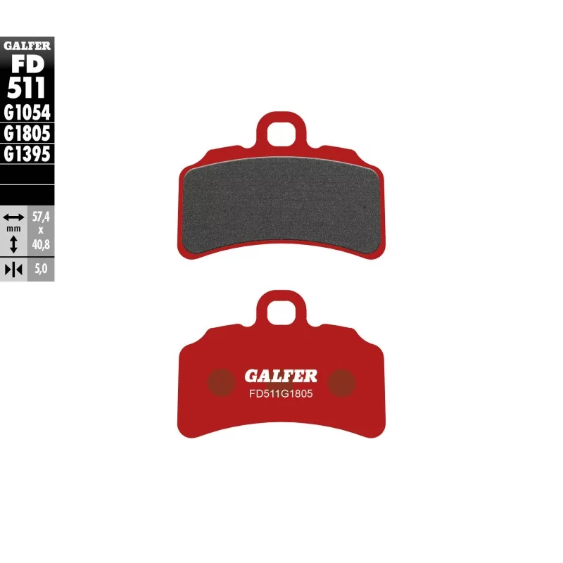 Pastiglie Freno Galfer FD511G1805