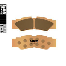 Bremsbeläge Galfer FD518G1397