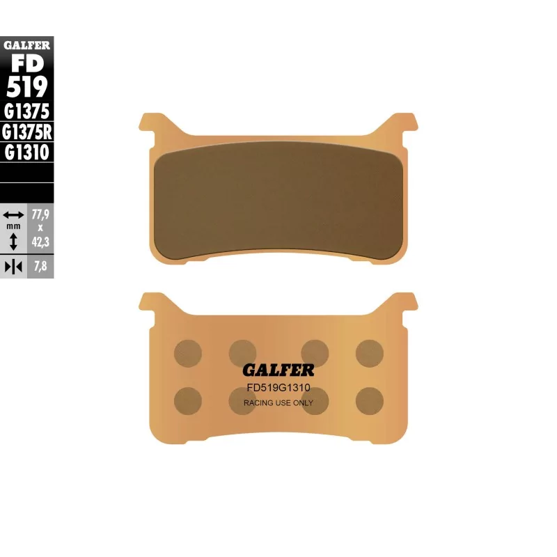 Bremsbeläge Galfer FD519G1310 Bremsbeläge Galfer FD519G1310