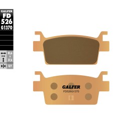 Plaquettes de Frein Galfer FD526G1370