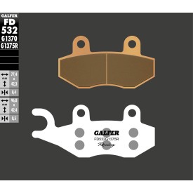 Pastiglie Freno Galfer FD532G1375R