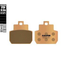 Pastiglie Freno Galfer FD536G1371