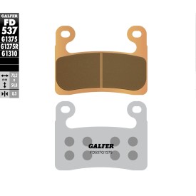 Plaquettes de Frein Galfer FD537G1375