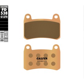 Plaquettes de Frein Galfer FD538G1370