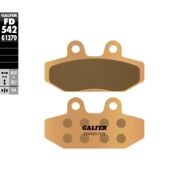 Plaquettes de Frein Galfer FD542G1370