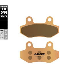 Plaquettes de Frein Galfer FD544G1370