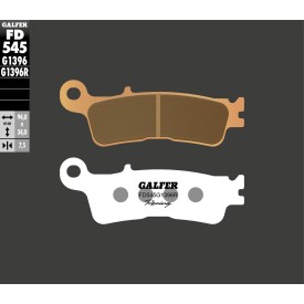 Plaquettes de Frein Galfer FD545G1396R