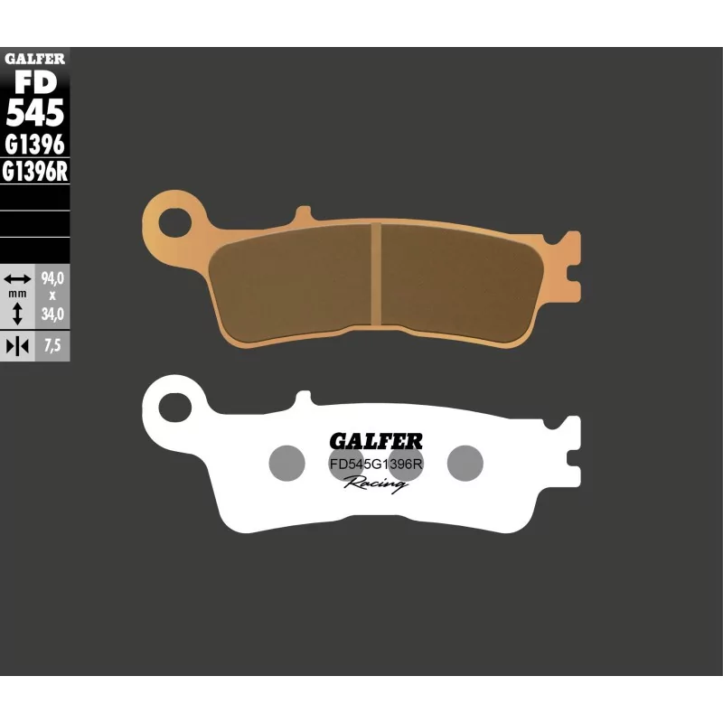 Bremsbeläge Galfer FD545G1396R Bremsbeläge Galfer FD545G1396R