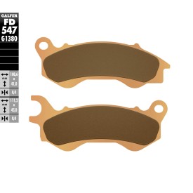Pastillas de Freno Galfer FD547G1380