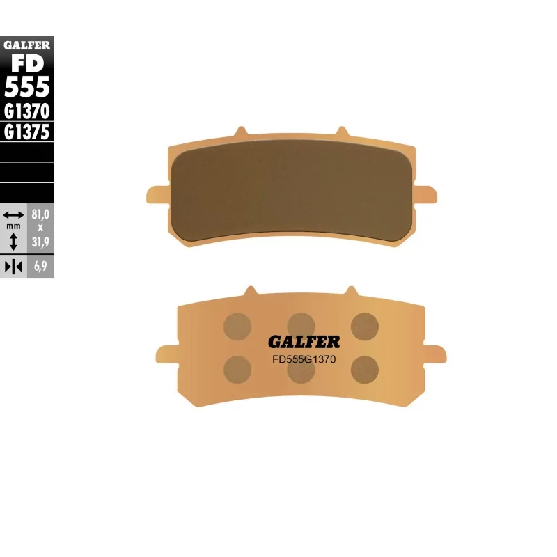 Bremsbeläge Galfer FD555G1370 Bremsbeläge Galfer FD555G1370