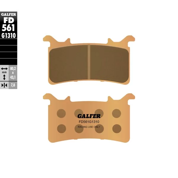 Bremsbeläge Galfer FD561G1310
