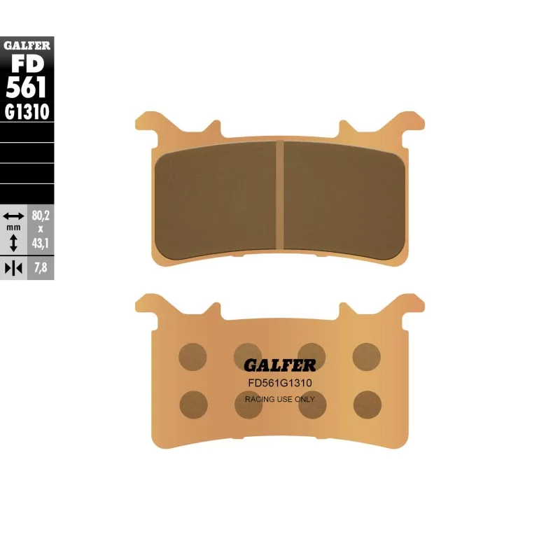 Bremsbeläge Galfer FD561G1310 Bremsbeläge Galfer FD561G1310