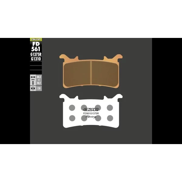 Brake Pads Galfer FD561G1375R