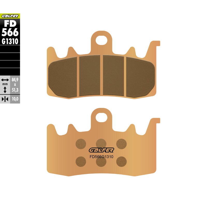 Plaquettes de Frein Galfer FD566G1310 Plaquettes de Frein Galfer FD566G1310