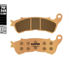 Plaquettes de Frein Galfer FD568G1380