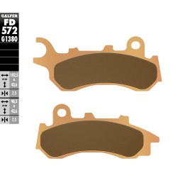 Brake Pads Galfer FD572G1380