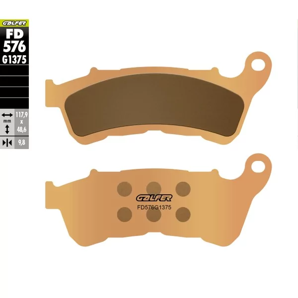 Pastillas de Freno Galfer FD576G1375