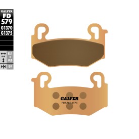 Pastiglie Freno Galfer FD579G1370