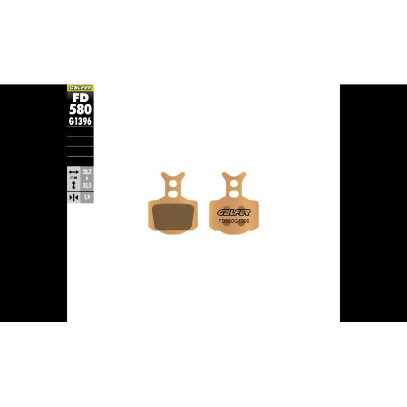 Brake Pads Galfer FD580G1396 Brake Pads Galfer FD580G1396