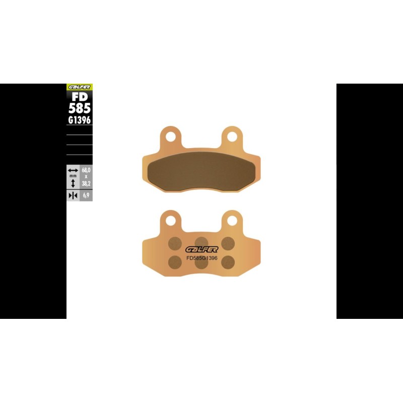 Pastiglie Freno Galfer FD585G1396