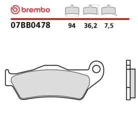 Plaquettes de Frein Moto Brembo 07BB0478