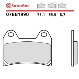 Pastillas Moto Brembo 07BB1990