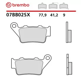 Pastillas Moto Brembo 07BB02SX