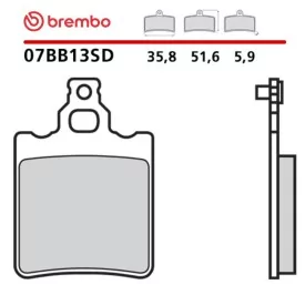 Plaquettes de Frein Moto Brembo 07BB13SD