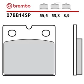 Pastillas Moto Brembo 07BB14SP