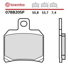 Motorcycle Brake Pads Brembo 07BB20SP