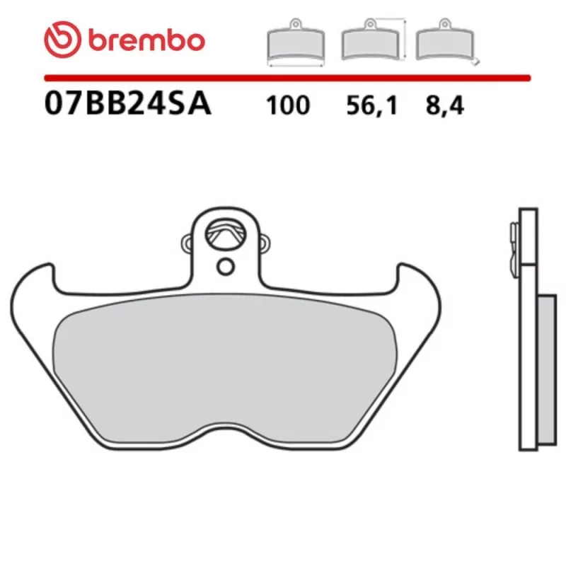 Motorcycle Brake Pads Brembo 07BB24SA