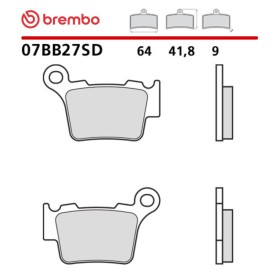 Pastillas Moto Brembo 07BB27SD