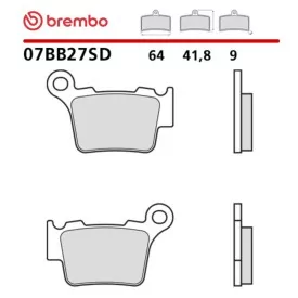 Motorrad Bremsbeläge Brembo 07BB27SD