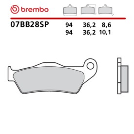 Motorcycle Brake Pads Brembo 07BB28SP