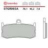 Plaquettes de Frein Moto Brembo 07GR06SA