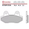 Pastiglie Freno Moto Brembo 07GR12SA