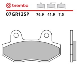 Pastiglie Freno Moto Brembo 07GR12SP
