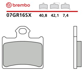 Pastillas Moto Brembo 07GR16SX