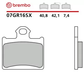 Pastillas Moto Brembo 07GR16SX