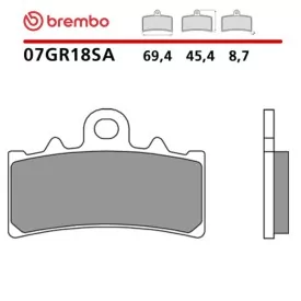 Pastiglie Freno Moto Brembo 07GR18SA