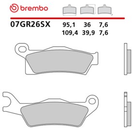 Motorcycle Brake Pads Brembo 07GR26SX
