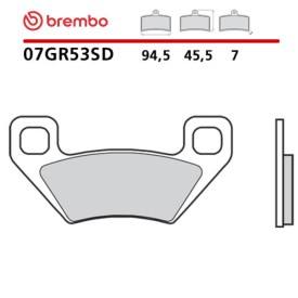 Motorcycle Brake Pads Brembo 07GR53SD