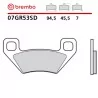 Motorcycle Brake Pads Brembo 07GR53SD